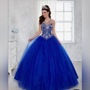 Strapless A Line Gown -  Graduation/Prom Formal Dress (Stock Pic Similar)